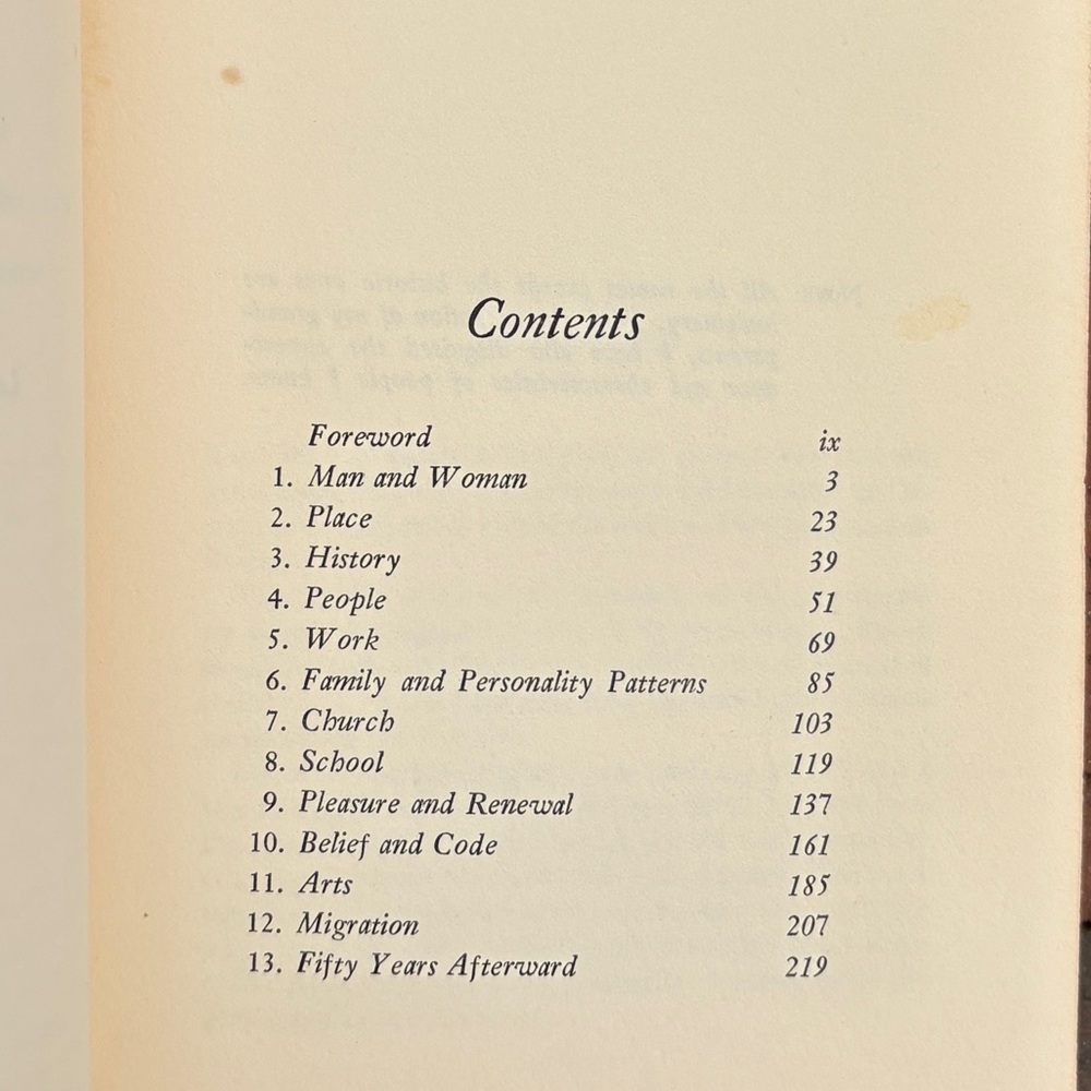1957 A Maine Hamlet Beliefs Customs New England Sociological Patterns Tradition - Picture 7 of 11